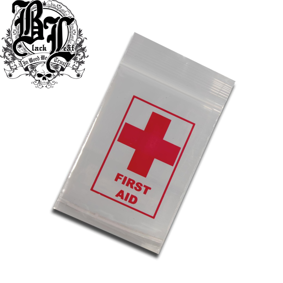 Zip-Bags, Black Leaf®, 40x60mm, First Aid
